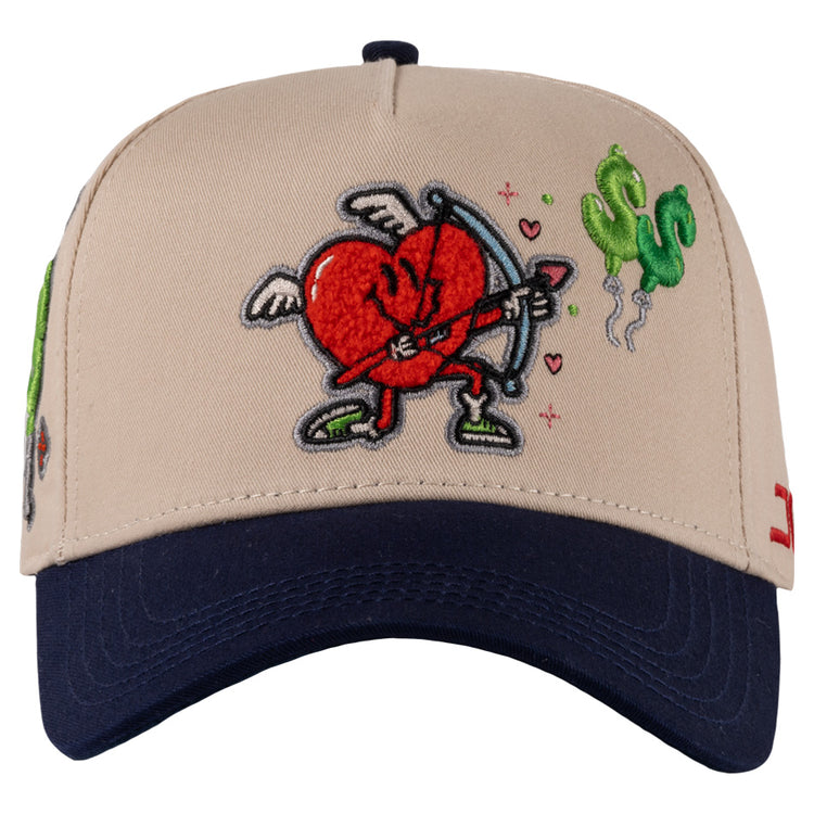 MONEY LOVE BEIGE BLUE – JCHATSBRAND