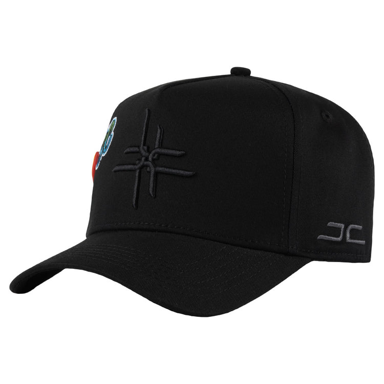 JC DOUBLE CURVE BLACK – JCHATSBRAND