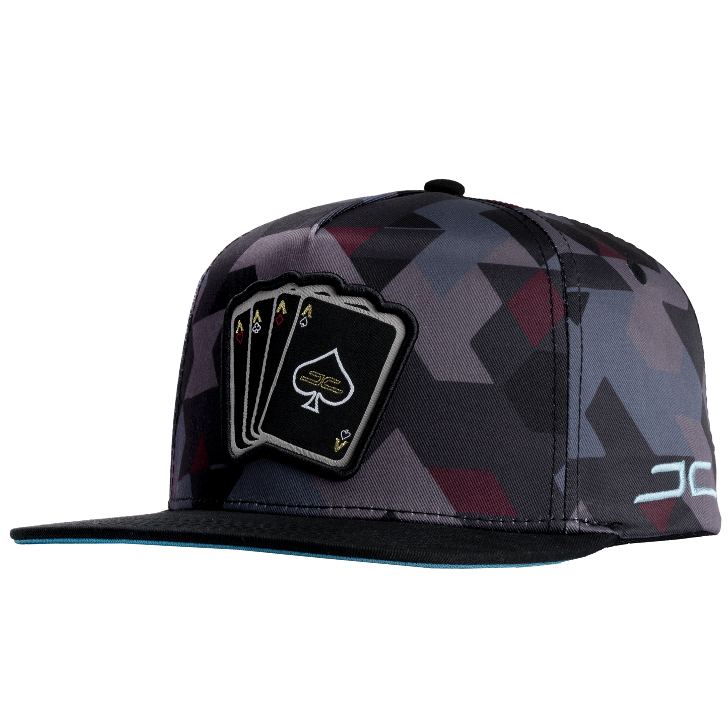 
                  
                    POKER CAMO BLUE/RED
                  
                