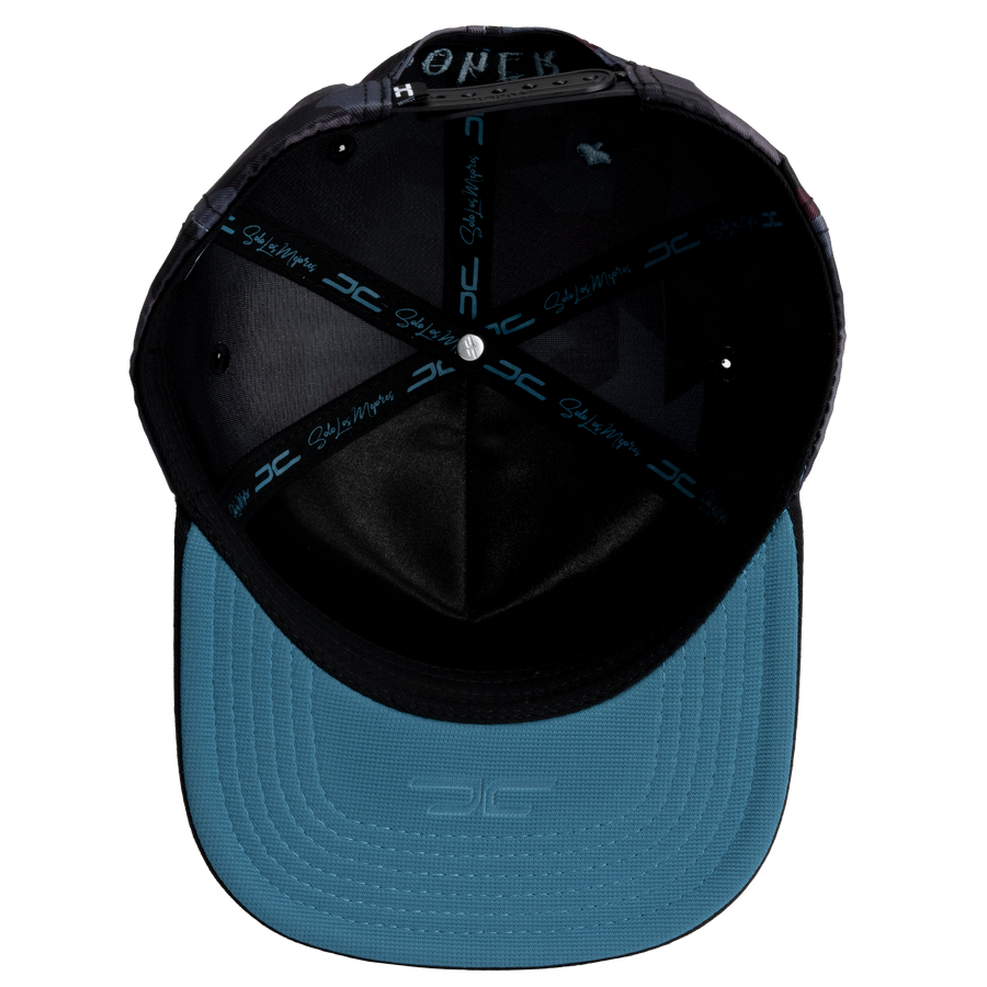 POKER CAMO BLUE/RED