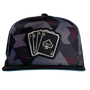 POKER CAMO BLUE/RED