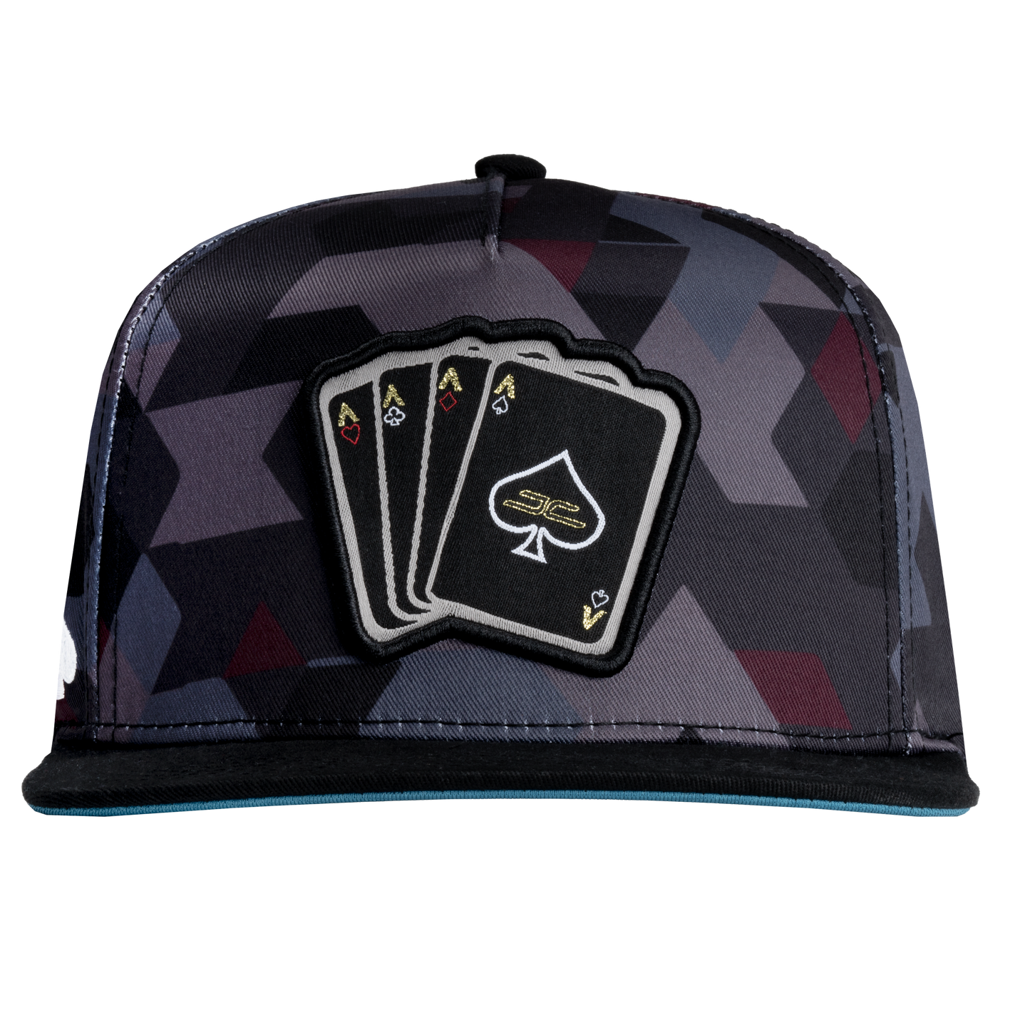 
                  
                    POKER CAMO BLUE/RED
                  
                