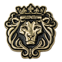 PIN REY CLASSIC BLACK GOLD