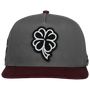 TREBOL GRAY BURGUNDY