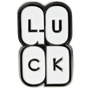 PIN GOOD LUCK WHITE