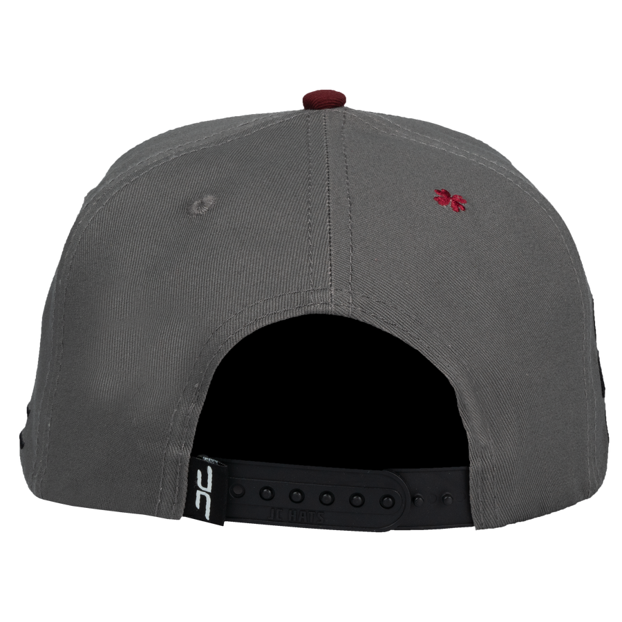 TREBOL GRAY BURGUNDY